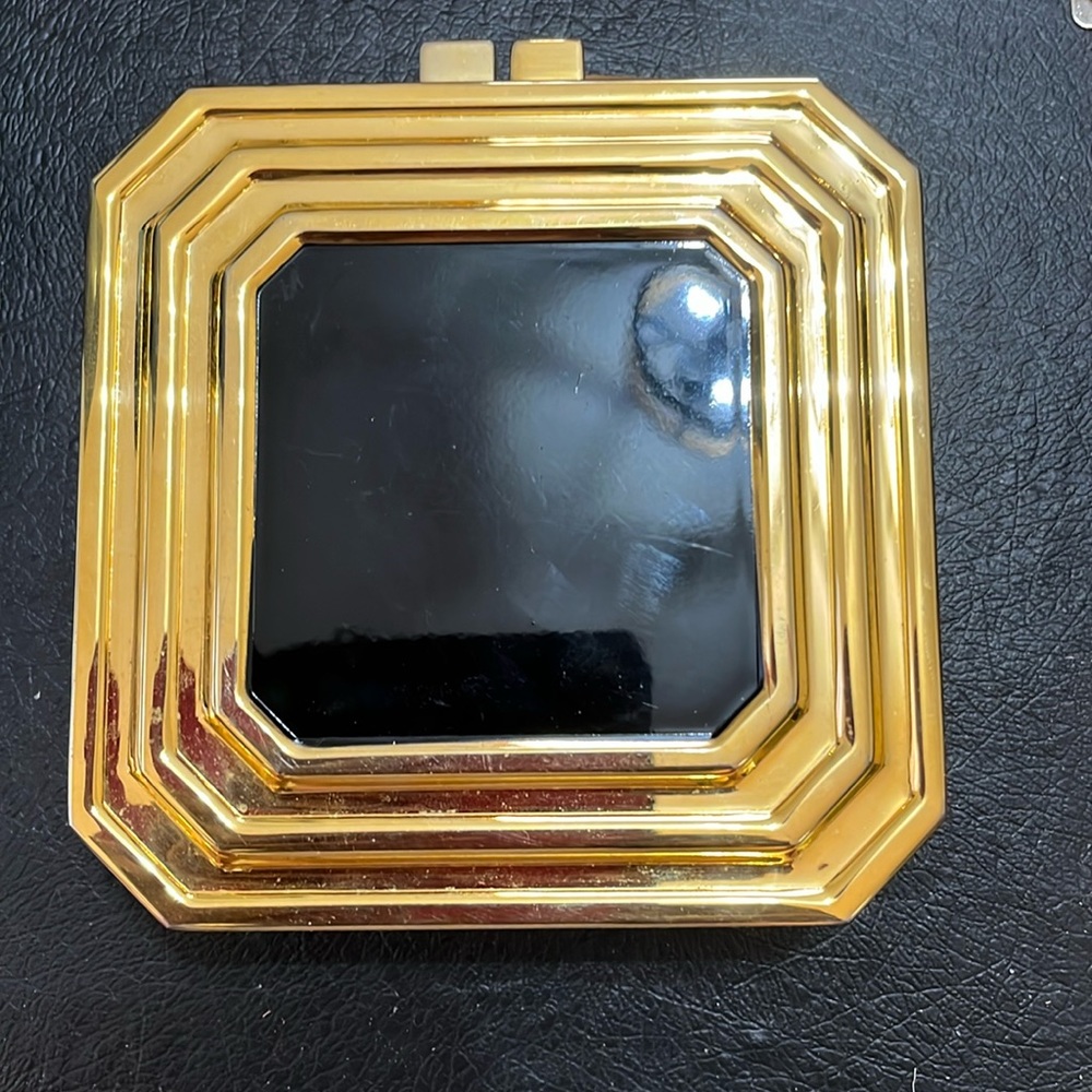 Vintage Y&S gold art metal clutch or shoulder bag